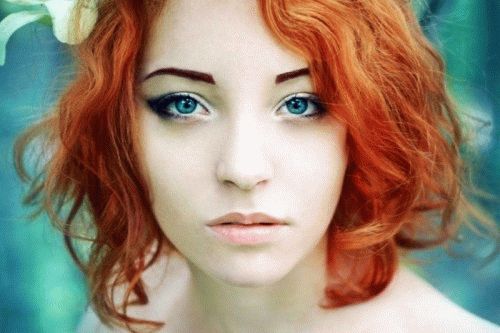 Золотые волосы — Фото девушек с рыжими волосами